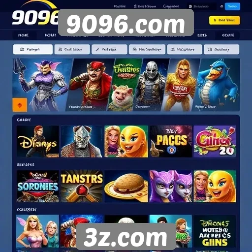 Características principais do site 9096.com