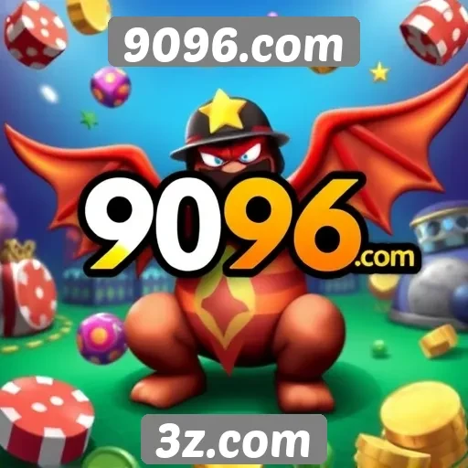 Variedade de jogos disponíveis no site 9096.com